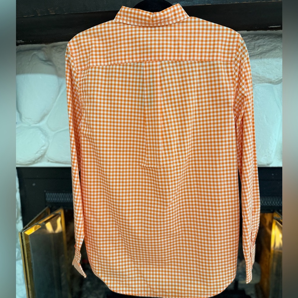 Ralph Lauren Boy's Orange Checkered Shirt - Picture 3 of 3